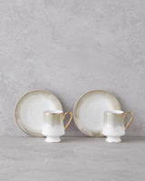 Professional Grade New Bone China Coffee Cup Set   90ml Mink
