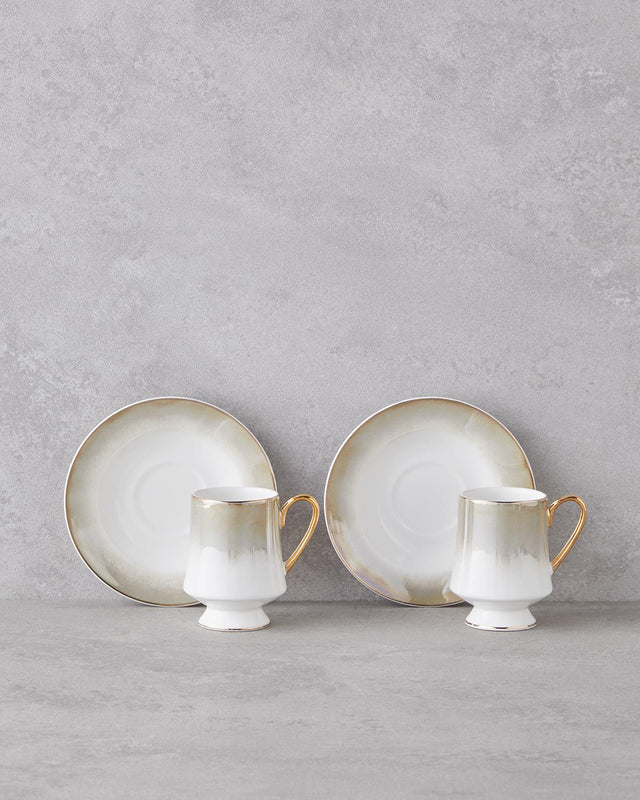 Professional Grade New Bone China Coffee Cup Set   90ml Mink