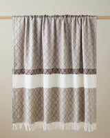Elegant-Rumi-Pattern-Textile-Throw-Blanket-Coffee-Beige