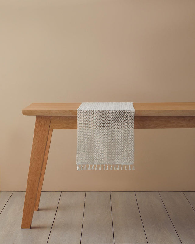 Premium-Cotton-Table-Runner-Beige