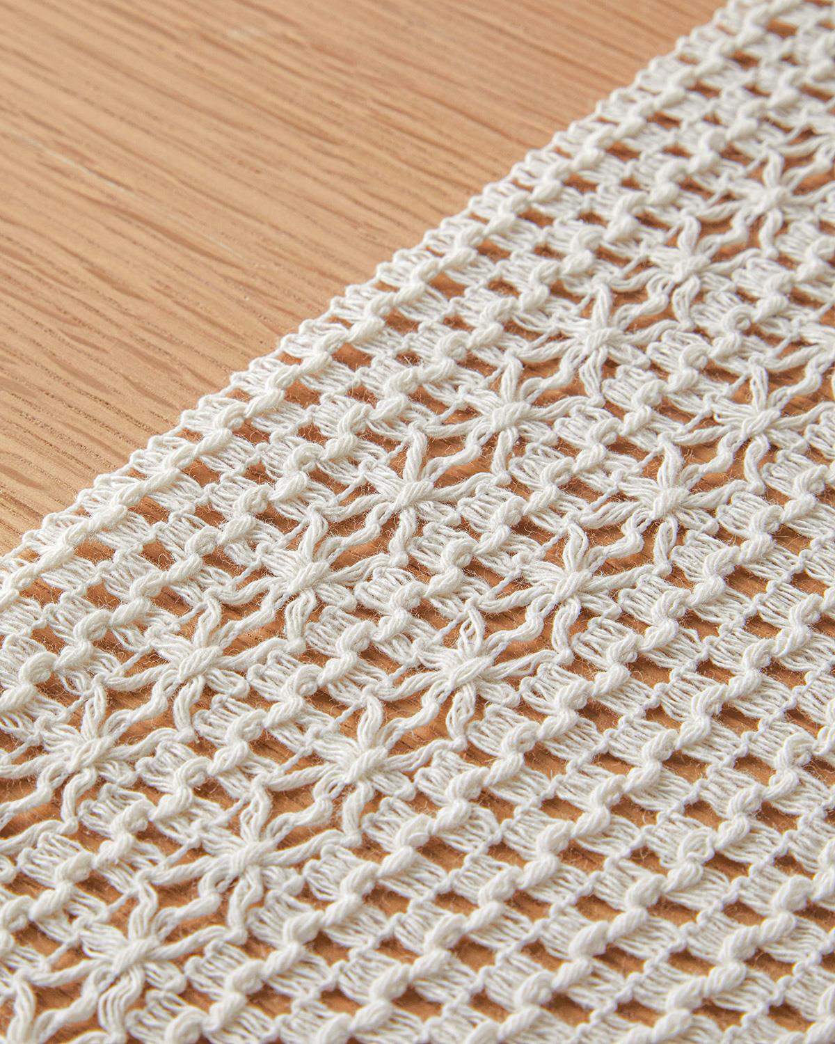 Premium-Cotton-Table-Runner-Beige