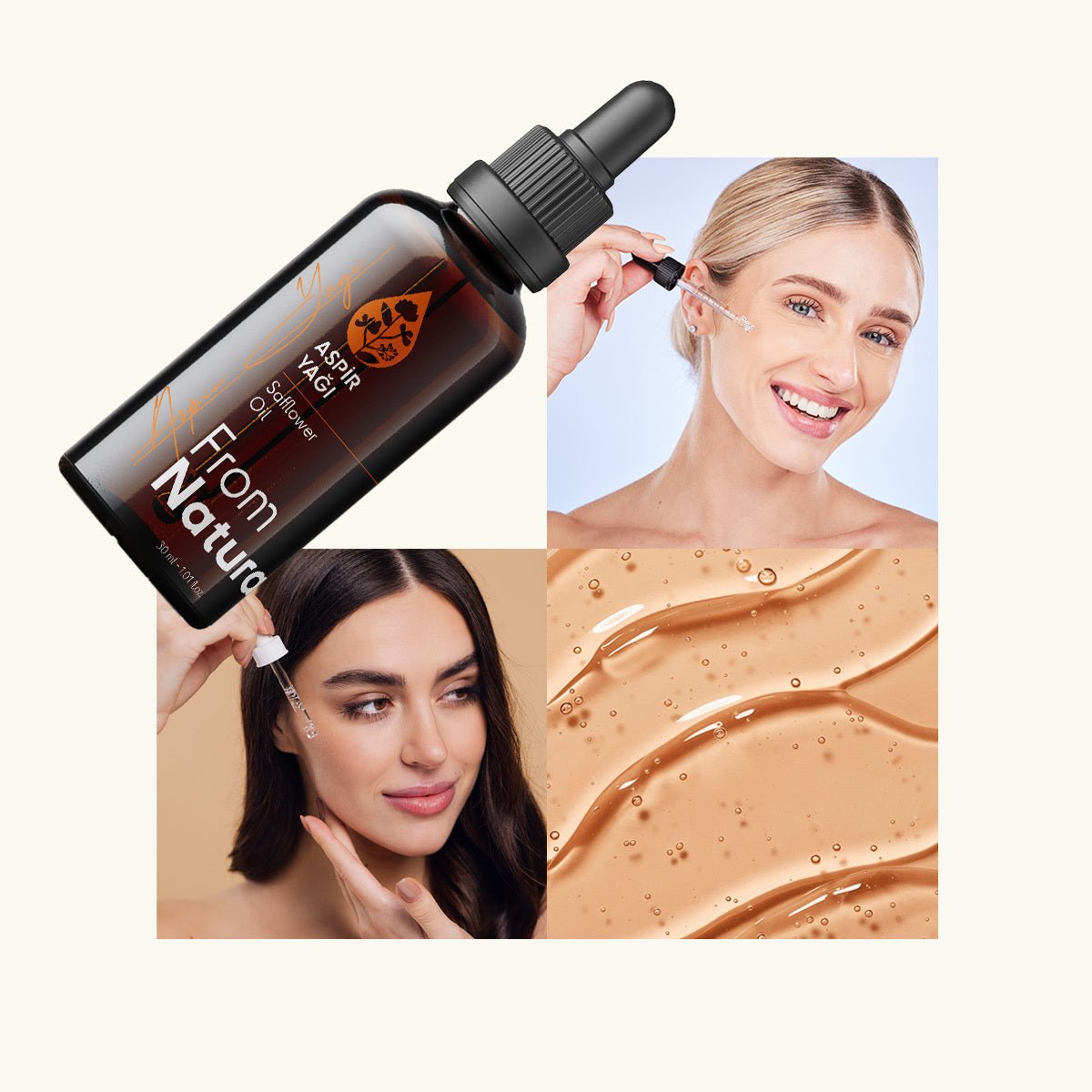 Safflower Seed Oil - Antioxidant & Hydrating Face & Body Oil - TryAladdin