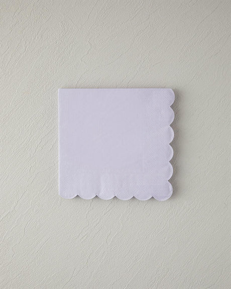 Premium Sakura Floral Lilac Disposable Paper Napkins 20 Count