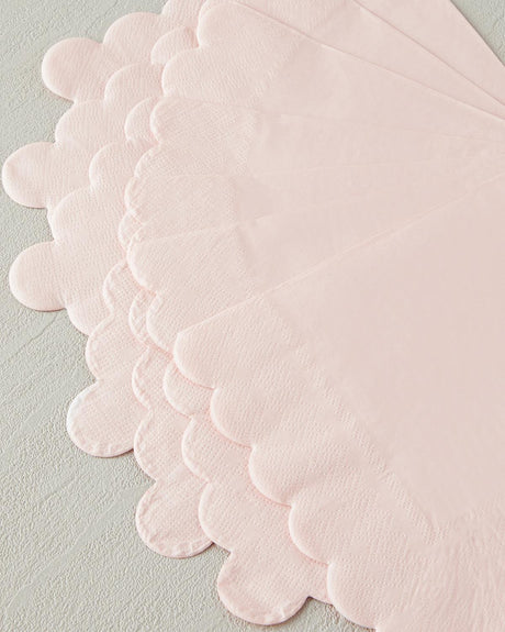 Premium Quality Pink Sakura Paper Napkins   20 Count