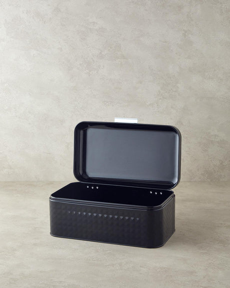 Premium Black Metal Storage Canister Set 1 3L 9L 4 Piece