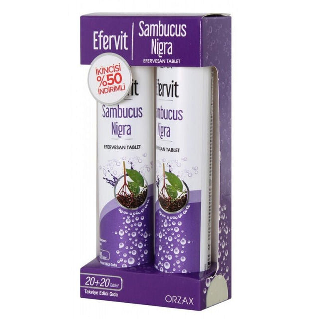 Sambucus Nigra, Vitamin C & Zinc - Immunity Support Effervescent Tablets - TryAladdin