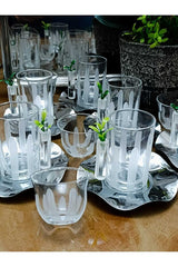 Samsa Premium Turkish Mirra Coffee & Tea Serveware Set - 18 Piece - TryAladdin