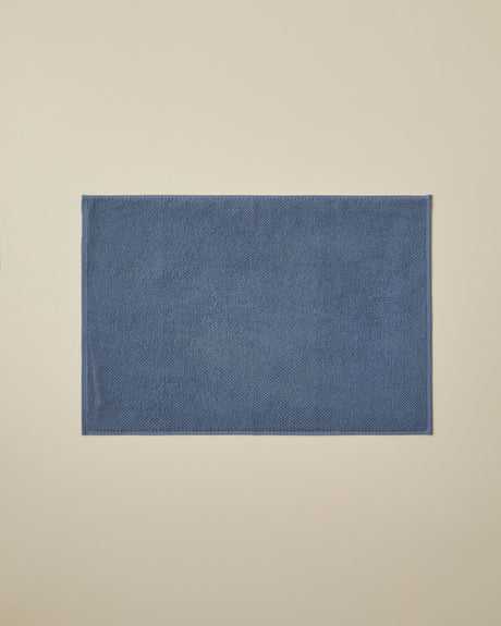 Premium-Cotton-Striped-Bath-Mat-Navy-Blue