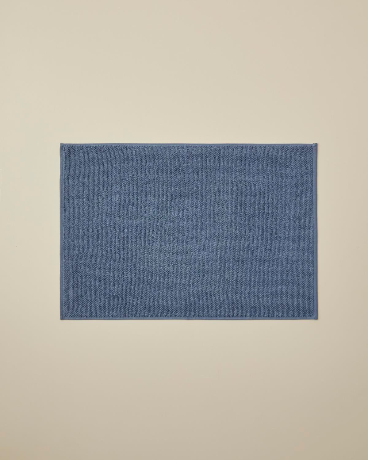 Premium-Cotton-Striped-Bath-Mat-Navy-Blue