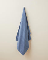 Professional Striped Cotton Bath Towel - Navy Blue