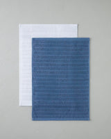 Professional Grade Striped Cotton Hand Towel White