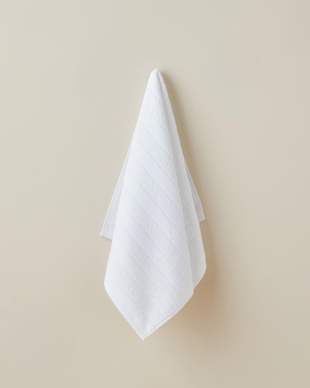 Professional-Grade-Cotton-Striped-Face-Towel-White
