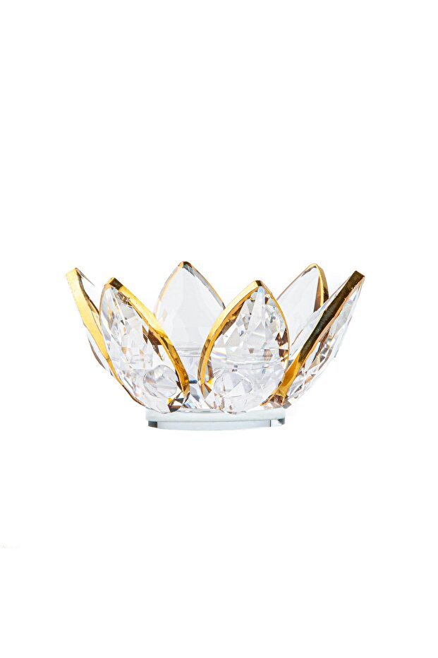 Saray Ottoman Luxury Hand - Decorated Glass Tea Set - Water Lily & Gold Gilded - TryAladdin