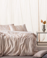 Sarthe Double Size 100% Cotton Crepe Printed Duvet Cover Set - TryAladdin