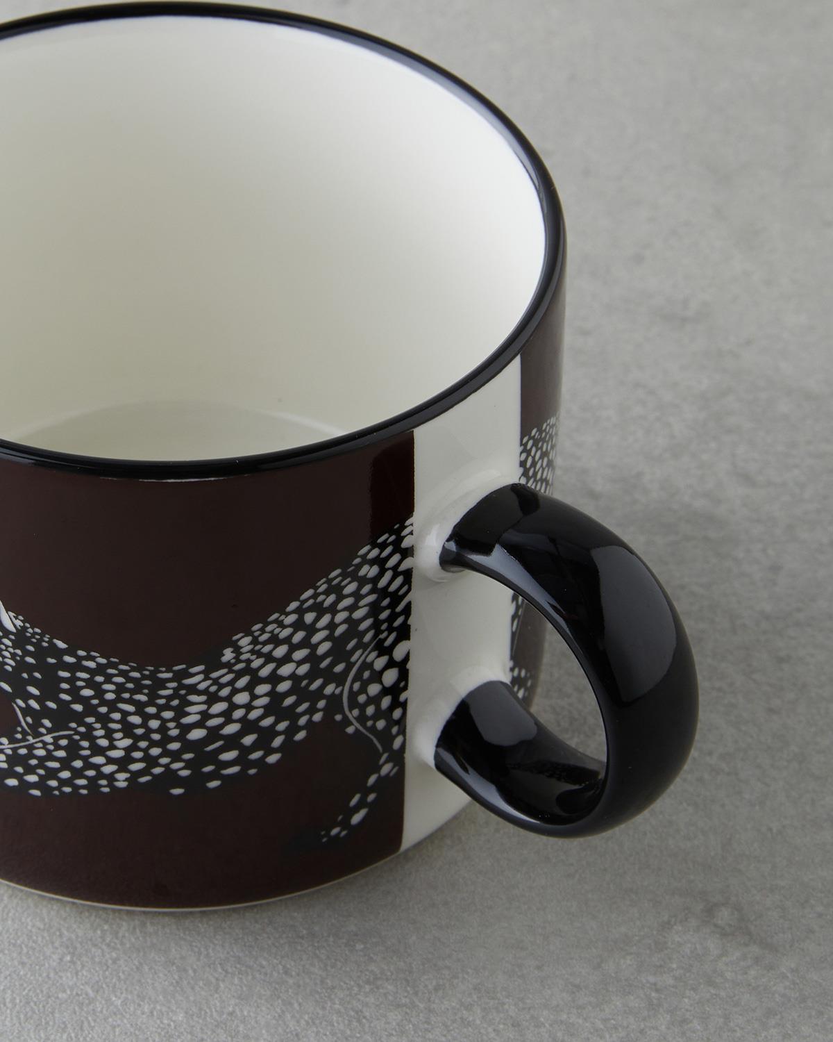 Premium Commercial New Bone China Mug Savanna Brown