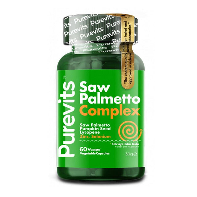 Saw Palmetto Complex - Zinc & Pumpkin Seed Support Vegan Capsules - TryAladdin