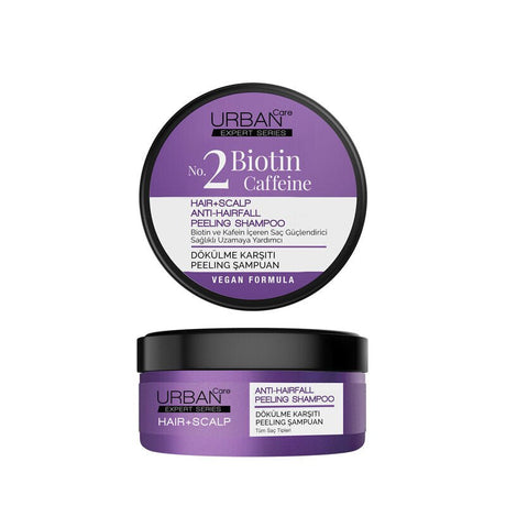 Scalp Peeling Shampoo - Anti - Hair Loss & Strengthening with Biotin & Caffeine - TryAladdin