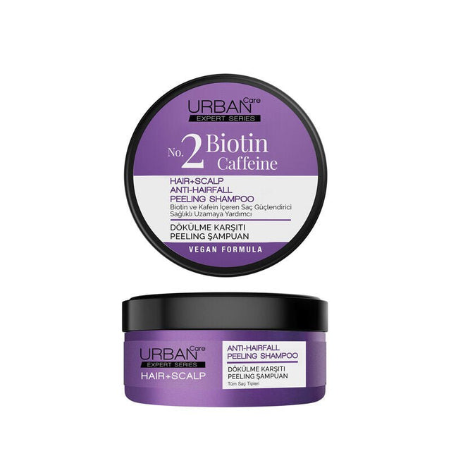 Scalp Peeling Shampoo - Anti - Hair Loss & Strengthening with Biotin & Caffeine - TryAladdin