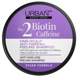 Scalp Peeling Shampoo - Anti - Hair Loss & Strengthening with Biotin & Caffeine - TryAladdin