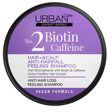 Scalp Peeling Shampoo - Anti - Hair Loss & Strengthening with Biotin & Caffeine - TryAladdin