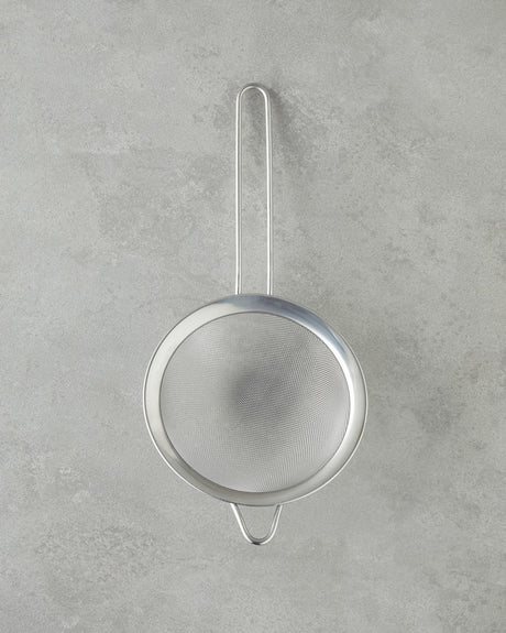 Professional Grade 16cm Stainless Steel Kitchen Strainer Grey