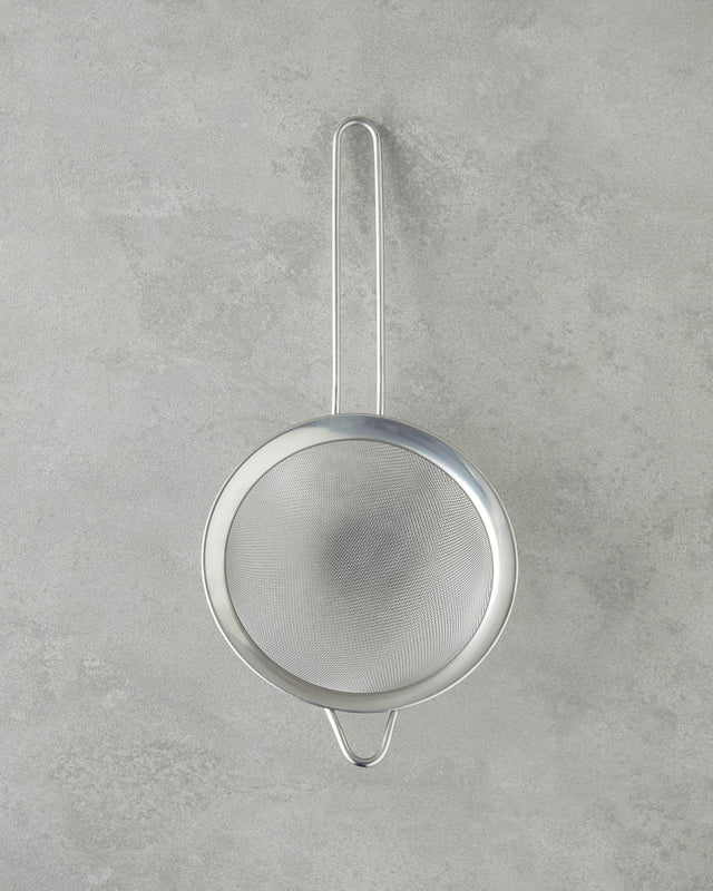 Professional Grade 16cm Stainless Steel Kitchen Strainer Grey