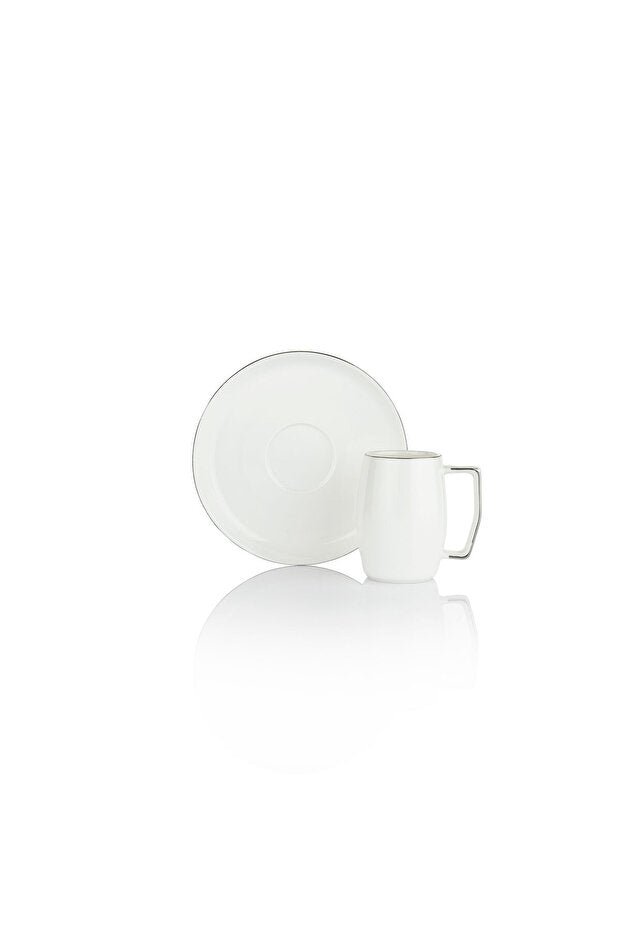 Schafer Flott Elegant Silver Turkish Coffee Cup Set - 12 Piece Set - TryAladdin