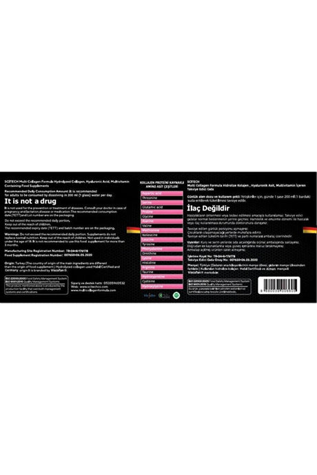 Scıtech Multi Collagen Formula - 10,000mg Collagen, 2 - Month Supply - TryAladdin
