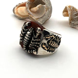 Scorpion Agate Ring