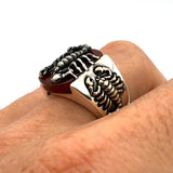 Scorpion Agate Ring