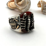 Scorpion Agate Ring