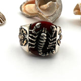 Scorpion Agate Ring