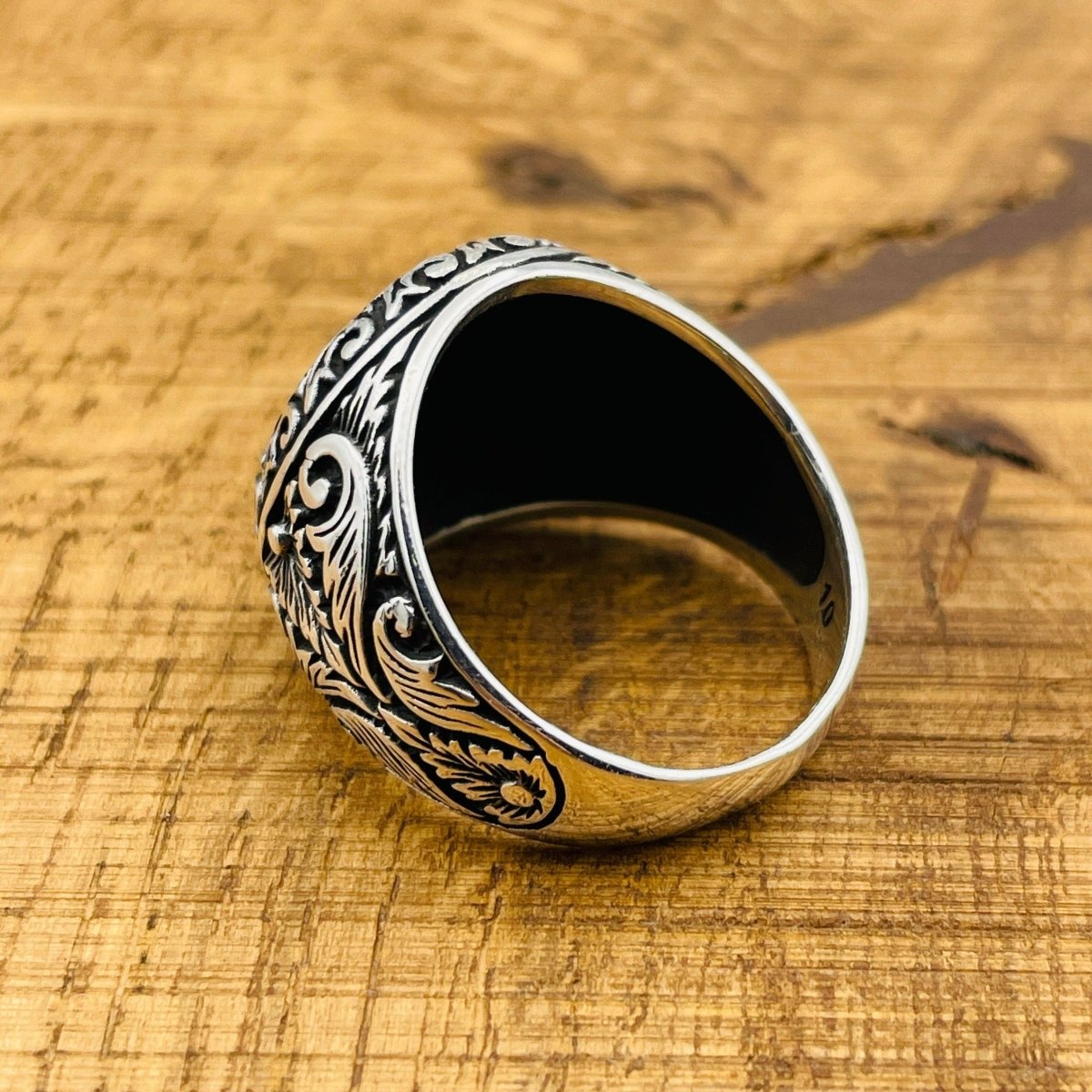 Seal Of Solomon Silver Men's Ring