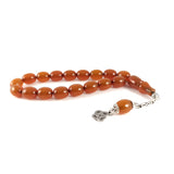 Selderesi | 17 Beads Efe Size (Small Size) Mascot Fire Amber Tasbih