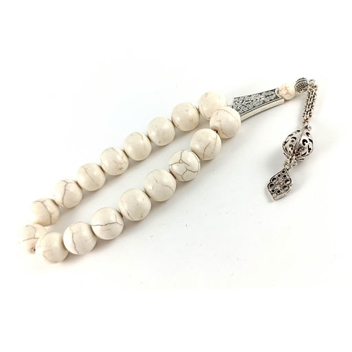 Selderesi | 17 Beads Efe Size (Small Size) Mascot Natural Ceyt Stone Tasbih Selderesi Prayer Beads