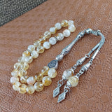 Selderesi | 33 Beads Citrine Natural Stone Tasbih