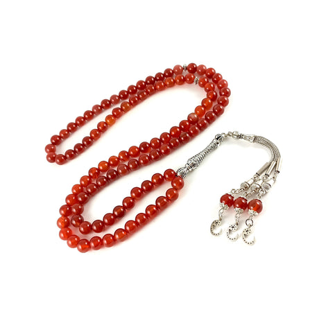 Selderesi | Agate Natural Stone 99 Beads Prayer Tasbih