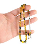 Selderesi | Bureaucrat Size Fire Amber Tasbih