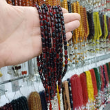 Selderesi | Bureaucrat Size Red Black Fire Amber Tasbih