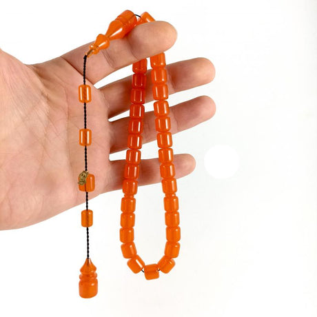 Selderesi | Capsul Cut Amber Tasbih