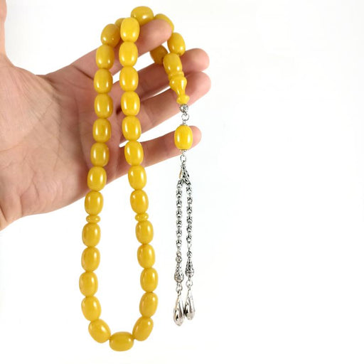 Selderesi | Capsul Cut Big Amber Tasbih Selderesi Prayer Beads