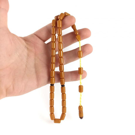 Selderesi | Capsule Cut Amber Tasbih