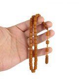 Selderesi | Capsule Cut Amber Tasbih