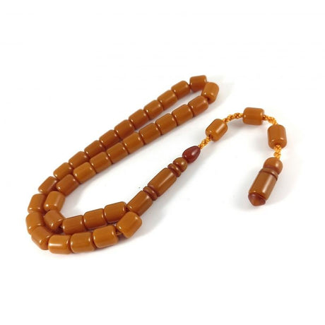 Selderesi | Capsule Cut Amber Tasbih