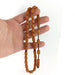 Selderesi | Capsule Cut Amber Tasbih with Pastel Brown beads