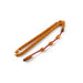 Selderesi | Capsule Cut Synthetic Amber Tasbih with Wooden colored beads Selderesi Prayer Beads