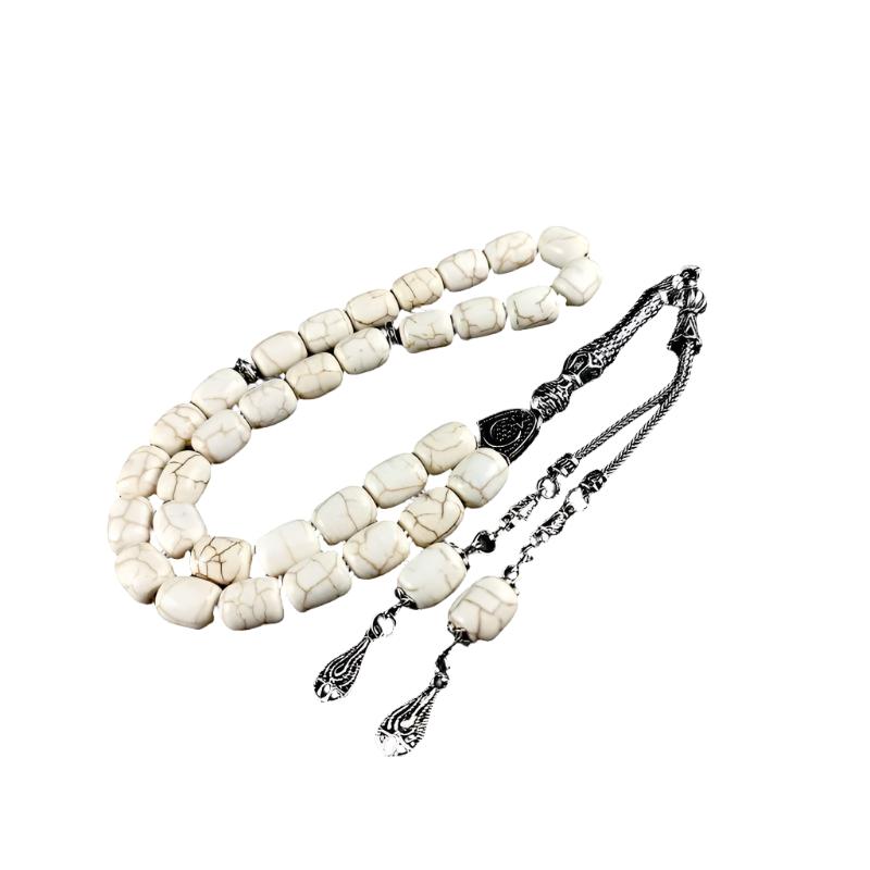 Selderesi | Ceyt Natural Stone Tasbih Set with Bracelet and Keychain Set