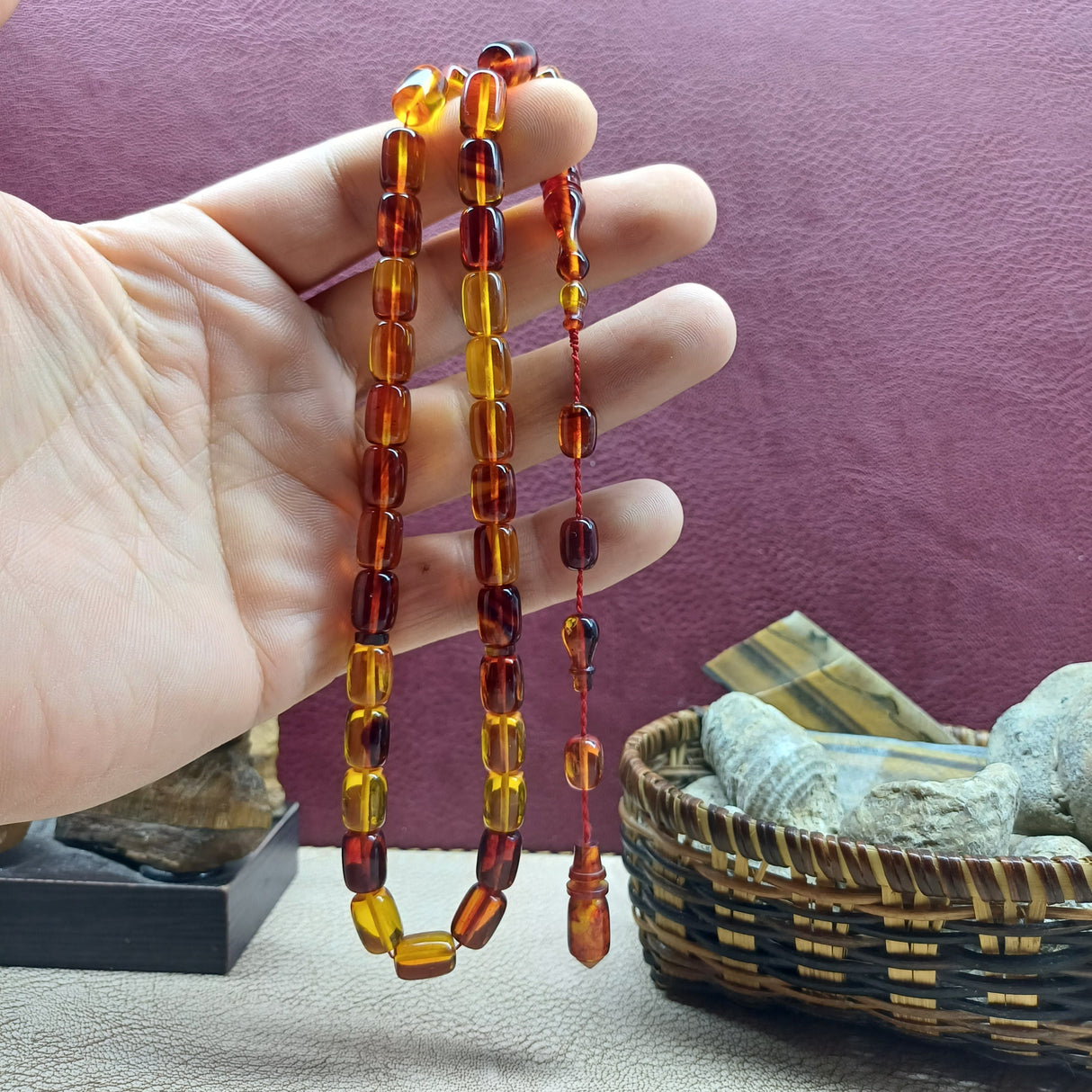 Selderesi | Darabaci Design Fire Amber Tasbih