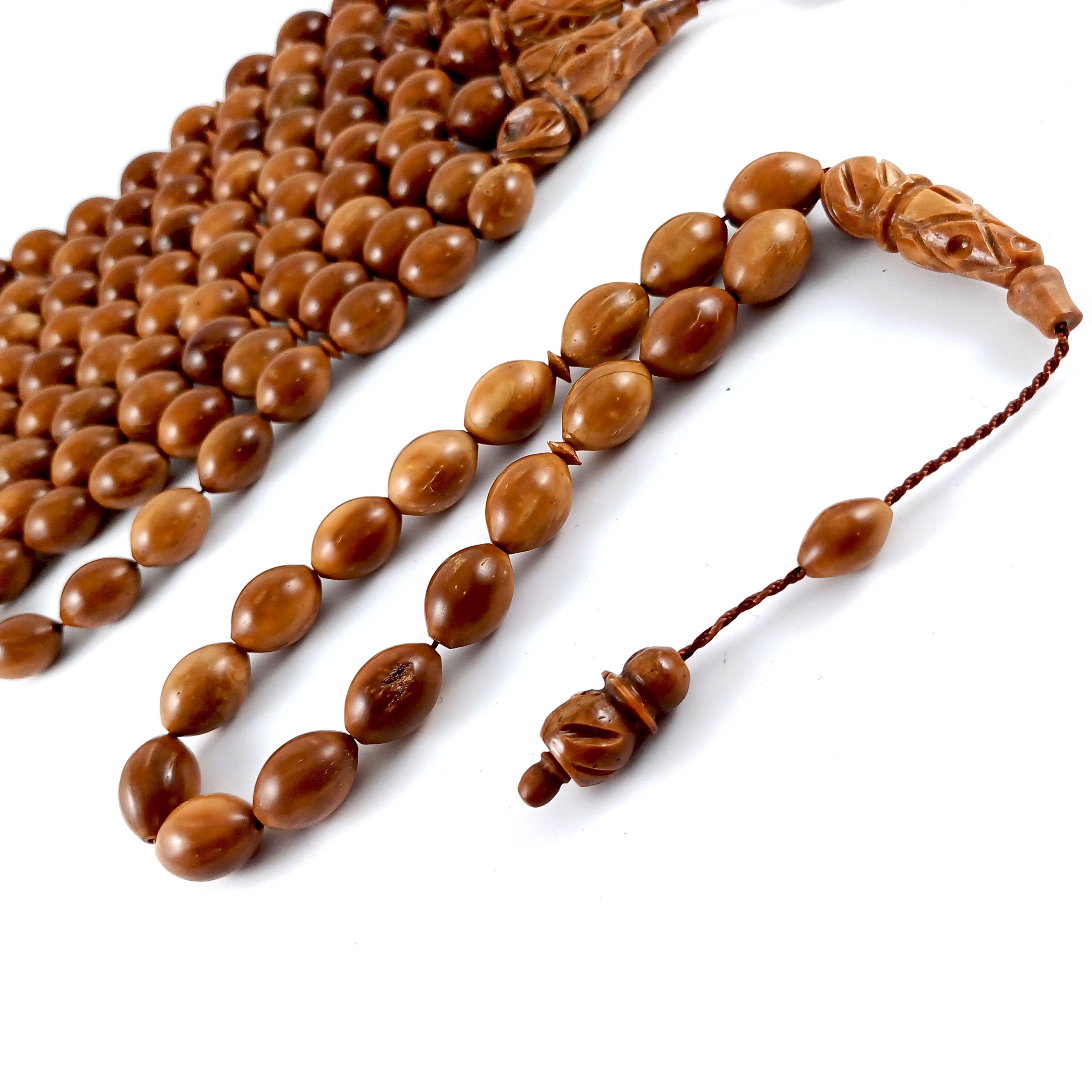 Selderesi | Efe Size (Small Size) Natural Kuka Wood Tasbih - TryAladdin