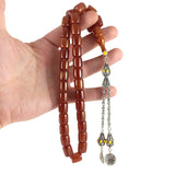 Selderesi | Kas Amber Tasbih with Aleppo Tassel